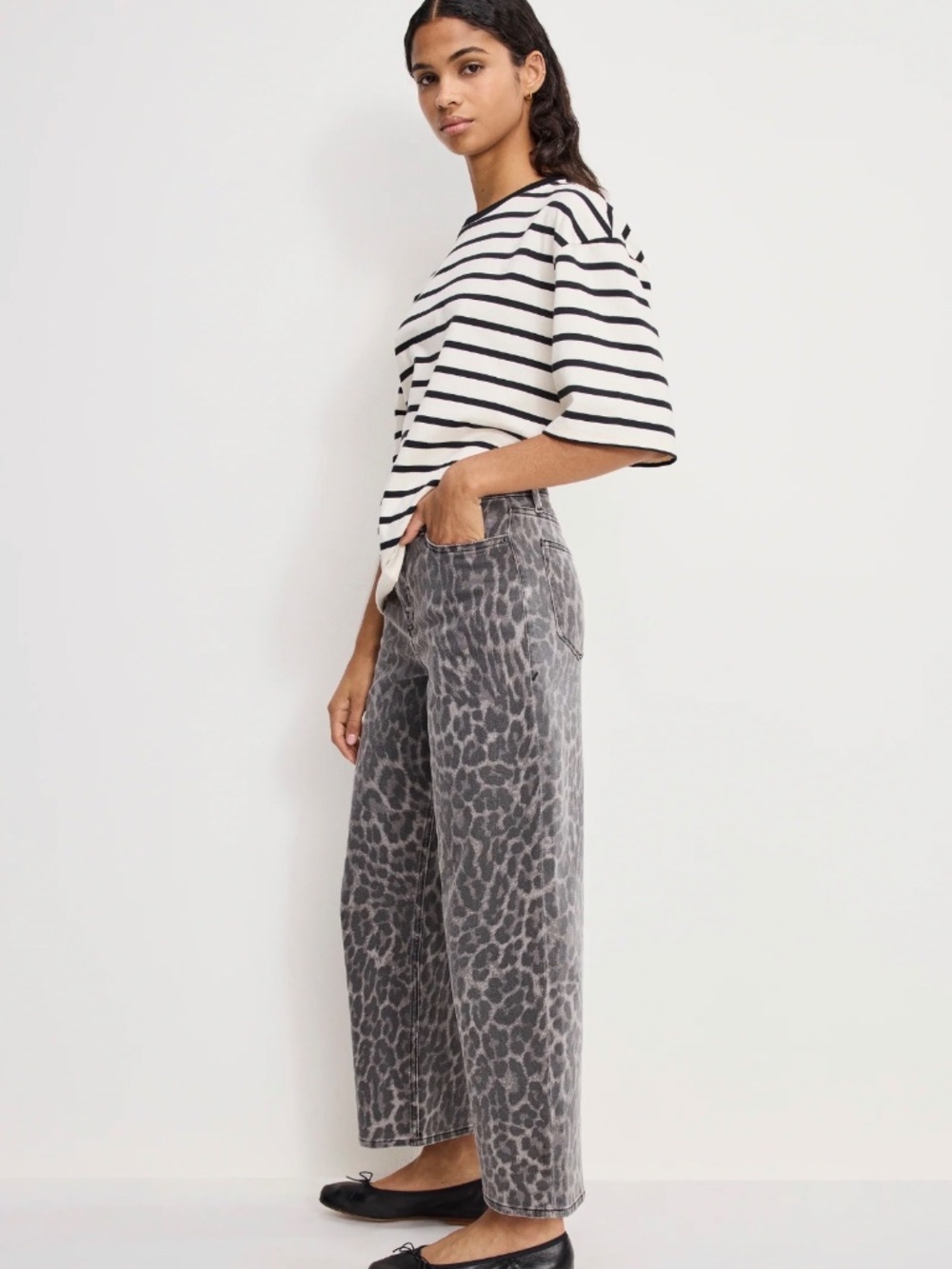 NWT Good Barrel Leopard Jeans - Picture 2 of 6